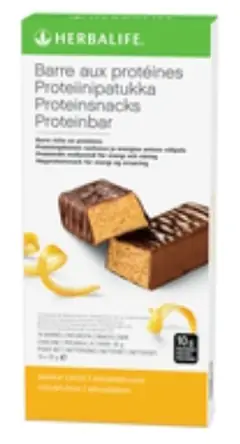 Boîte Herbalife Barre aux protéines saveur citron